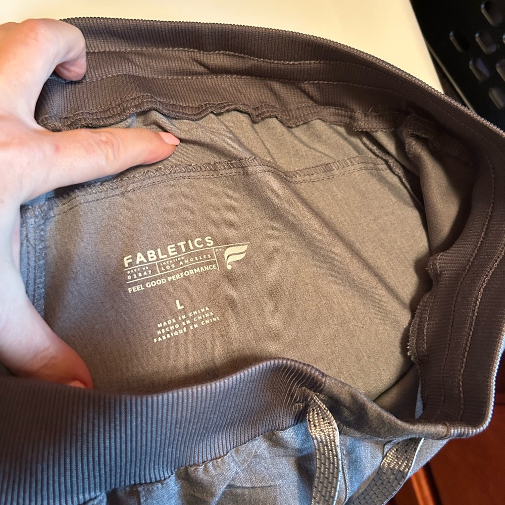 Fabletics Gray scrub pants Joggers
